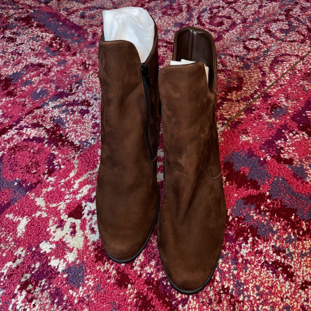 Brown Suede Boots